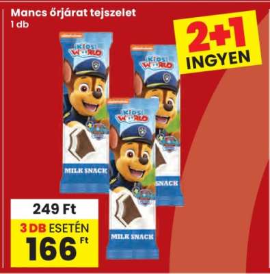 Mancs Őrjárat tejszelet