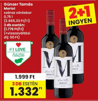 Günzer Tamás Merlot