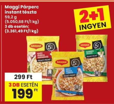 MAGGI Párperc Instant Tészta
