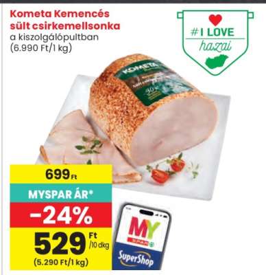 Kometa Kemencés sült csirkemellsonka