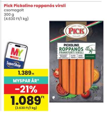 Pick Pickolino roppanós virsli