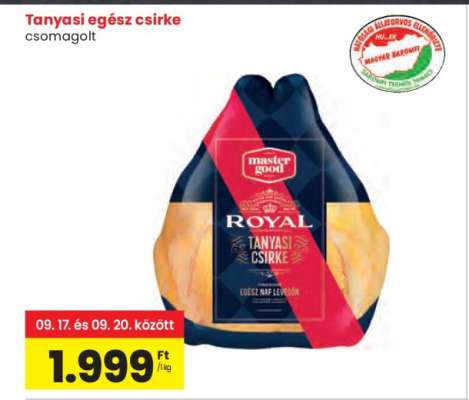 Tanyasi egész csirke