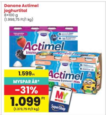 Danone Actimel joghurtital
