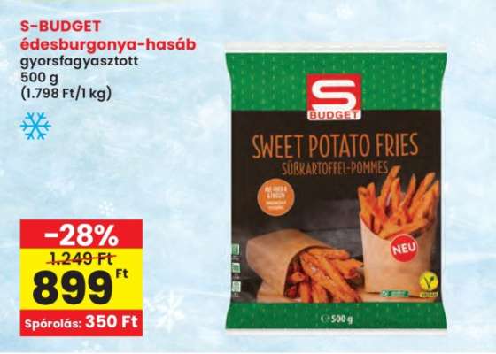 S-BUDGET édesburgonya-hasáb
