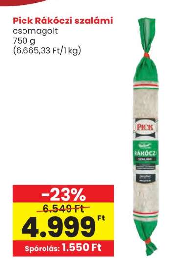 PICK Rákóczi szalámi