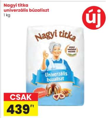 Nagyi titka univerzális búzaliszt