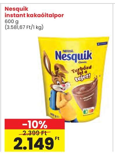 Nesquik Instant Kakaóitalpor