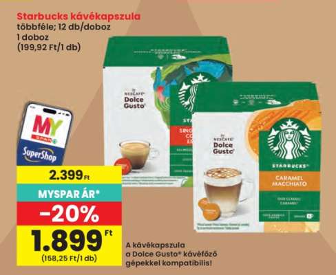 Starbucks kávékapszula
