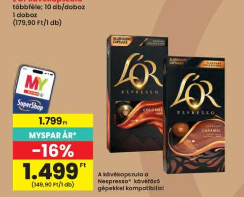 L'OR kávékapszula