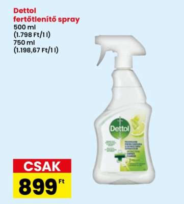 Dettol fertőtlenítő spray