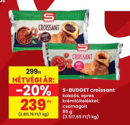 S-BUDGET croissant
