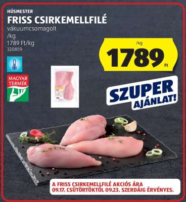 Friss csirkemellfilé