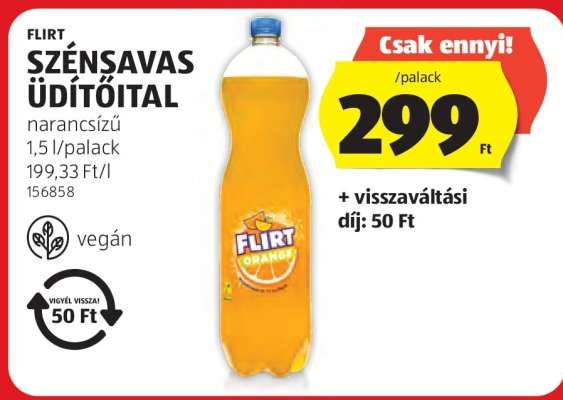 FLIRT SZÉNSAVAS ÜDÍTŐITAL