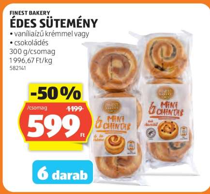 FINEST BAKERY ÉDES SÜTEMÉNY