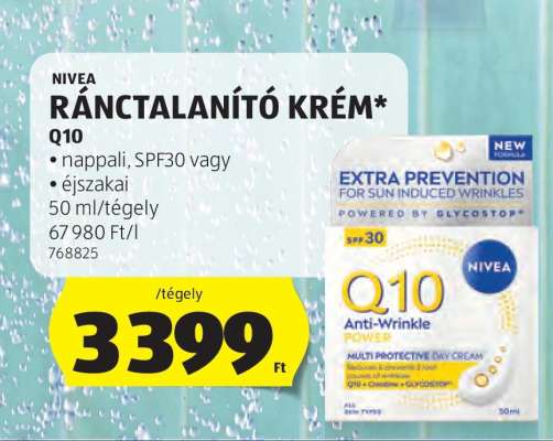 NIVEA Ránctalanító Krém Q10