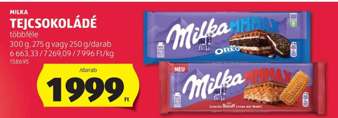 Milka tejcsokoládé