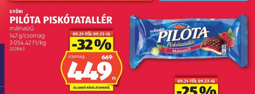 Győri Pilóta piskótatallér