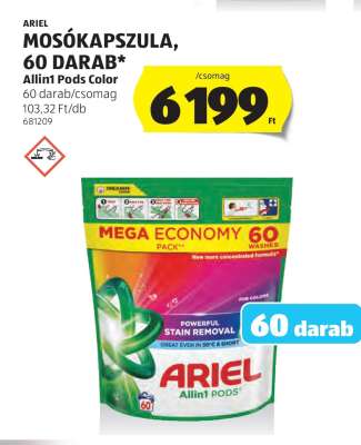 ARIEL MOSÓKAPSZULA, 60 DARAB