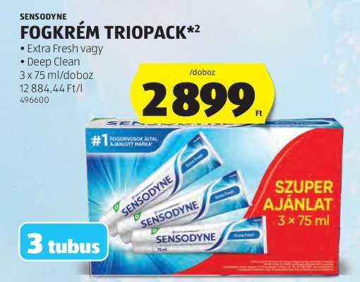 Sensodyne Fogkrém Triopack