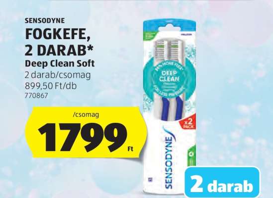 Sensodyne Fogkefe, 2 Darab