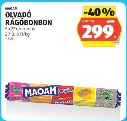 MAOAM Olvadó Rágóbonbon