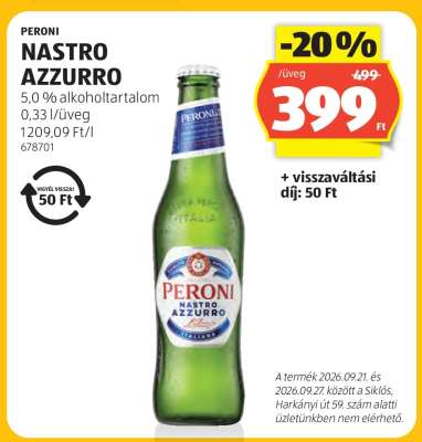 Peroni Nastro Azzurro