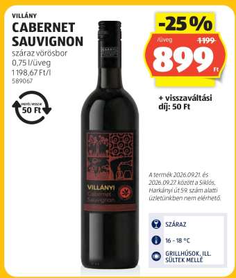 Villány Cabernet Sauvignon