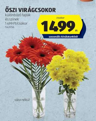 Őszi virágcsokor