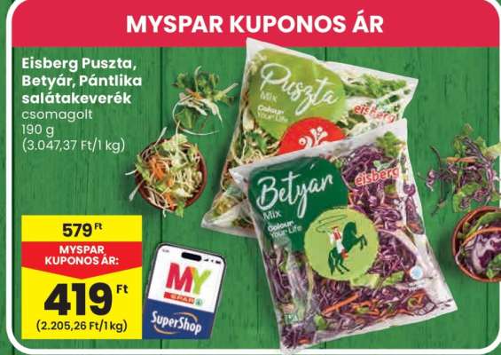 Eisberg Puszta, Betyár, Pántlika salátakeverék