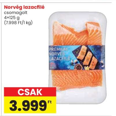 Norvég Lazacfilé