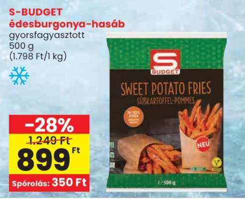 S-BUDGET édesburgonya-hasáb