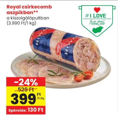 Royal csirkecomb aszpikban