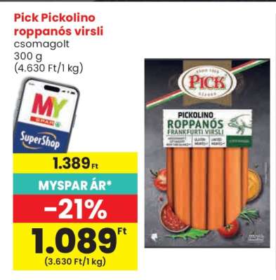 Pick Pickolino roppanós virsli