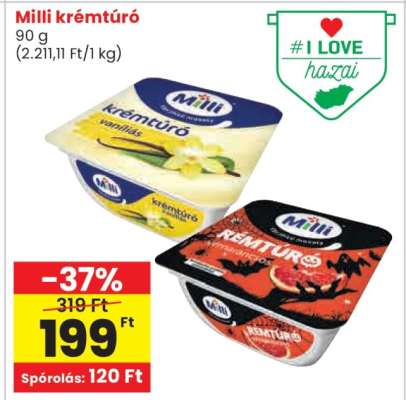MILLI﻿﻿ Krémtúró