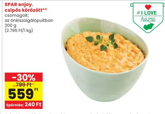 SPAR enjoy. csípős körözött