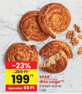 SPAR diós csiga