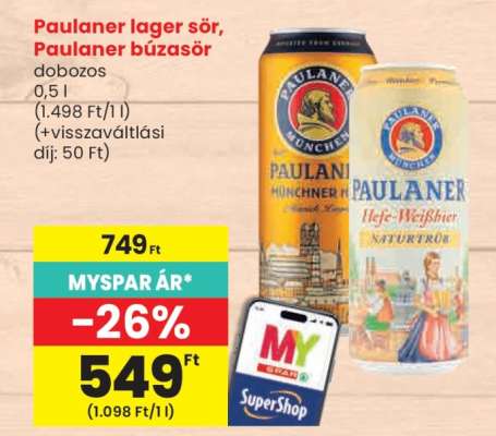 Paulaner lager sör, Paulaner búzasör