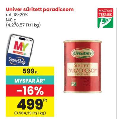 Univer Sűrített paradicsom