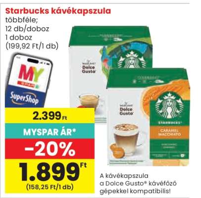 Starbucks kávékapszula