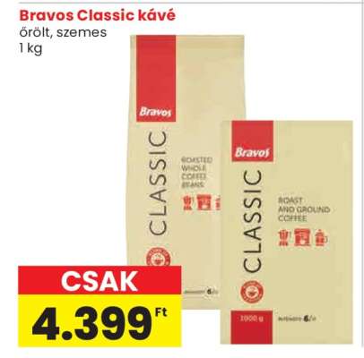 BRAVOS CLASSIC KÁVÉ