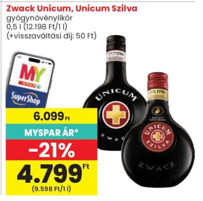 ZWACK Unicum* / Unicum Szilva*
