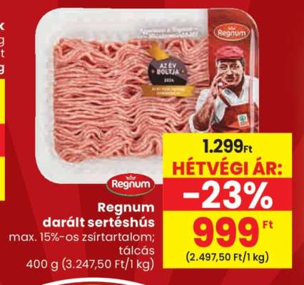 Regnum darált sertéshús