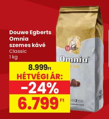 Douwe Egberts Omnia Szemes Kávé