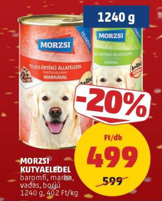 MORZSI KUTYAELEDEL