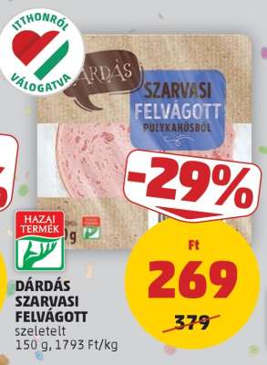 Dárdás Szarvasi Felvágott