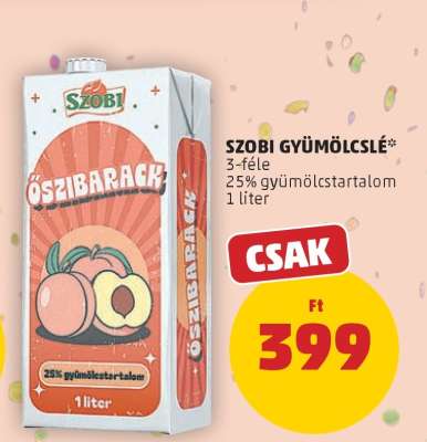 Szobi Gyümölcslé