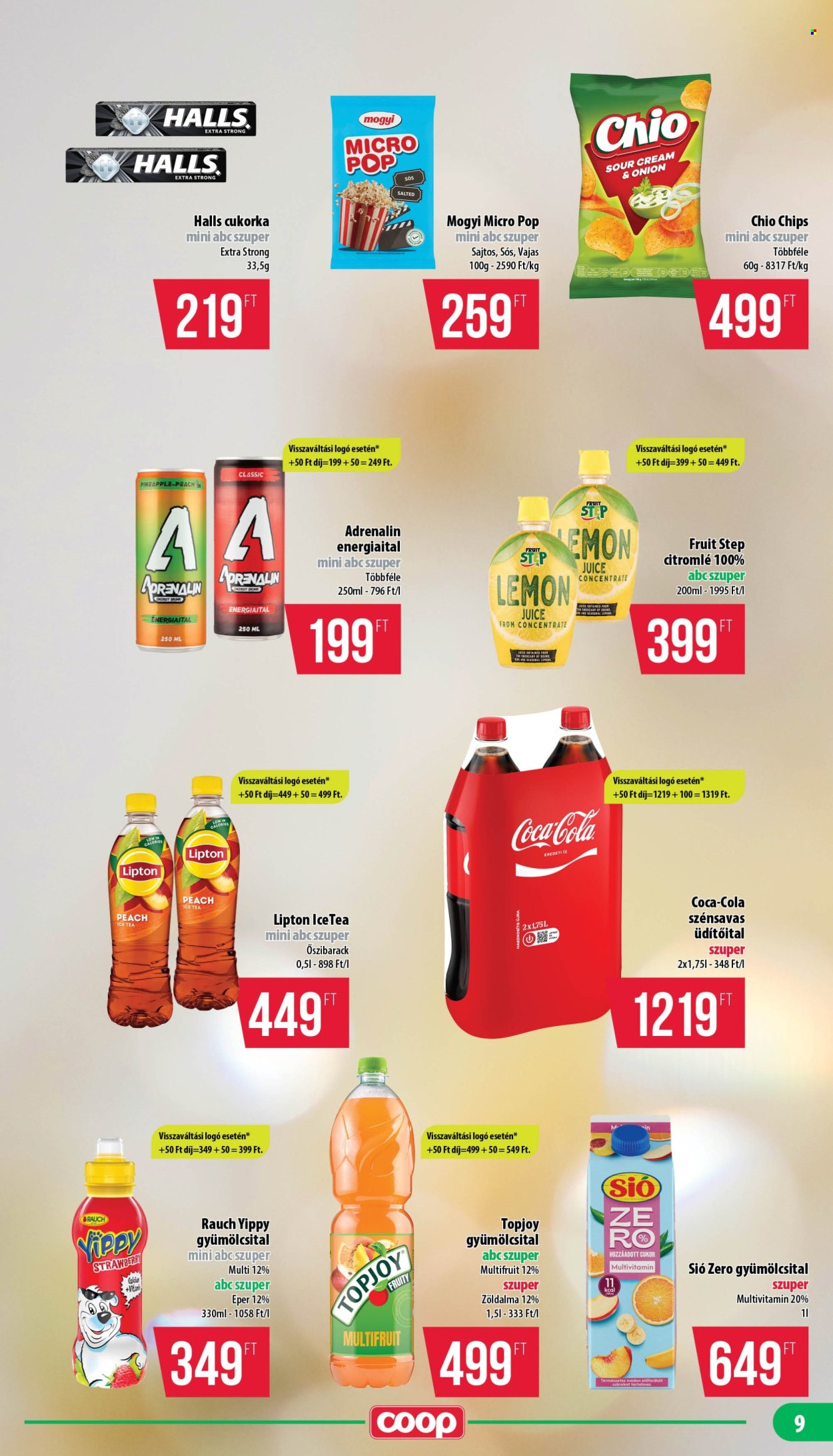 Coop akciós újságok - 2026.09.17 - 2026.09.23. Oldal 9