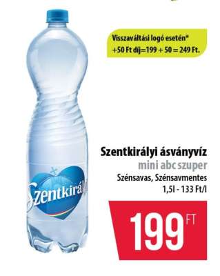 SZENTKIRÁLYI Ásványvíz