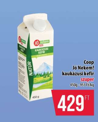Coop Jó Nekem! kaukázusi kefir