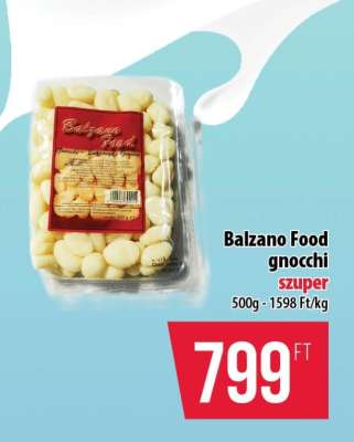 Balzano Food gnocchi
